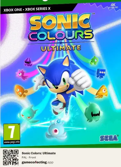 Sonic Colors: Ultimate Xbox One, PAL box front