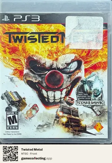 Twisted Metal PlayStation 3, NTSC box front