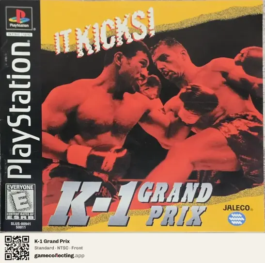 K-1 Grand Prix PlayStation, NTSC box front
