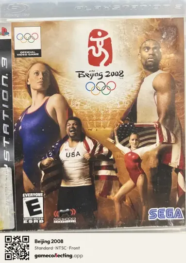 Beijing 2008 PlayStation 3, NTSC box front