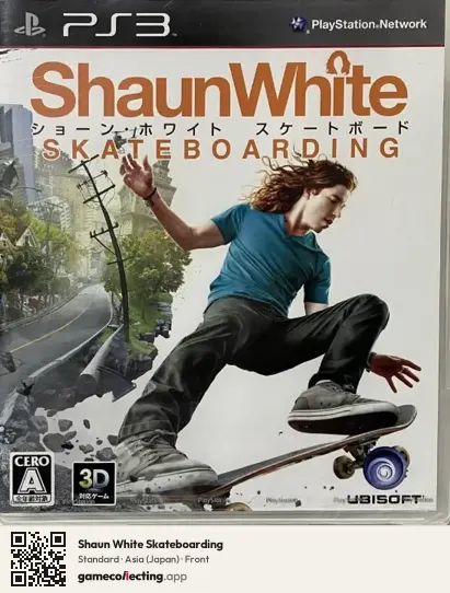 Shaun White Skateboarding PlayStation 3, Asia box front