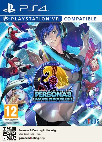 Persona 3: Dancing in Moonlight PlayStation 4, PAL box front