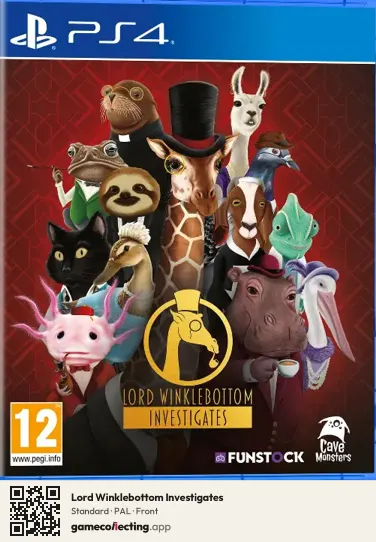 Lord Winklebottom Investigates PlayStation 4, PAL box front