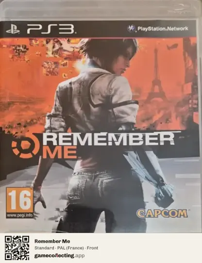 Remember Me PlayStation 3, France box front