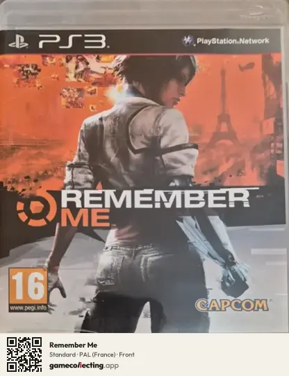 Remember Me PlayStation 3, France box front