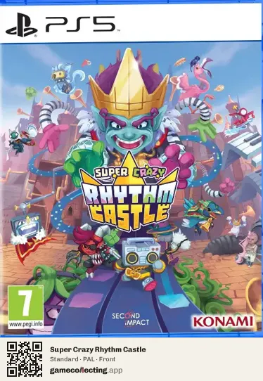 Super Crazy Rhythm Castle PlayStation 5, PAL box front