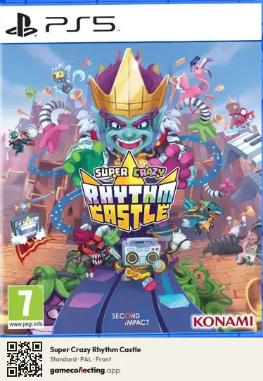 Super Crazy Rhythm Castle PlayStation 5, PAL box front