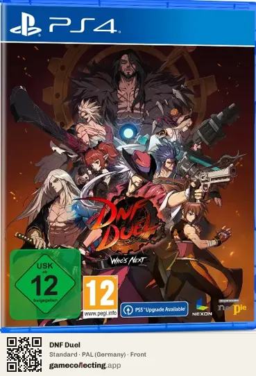 DNF Duel PlayStation 4, Germany box front