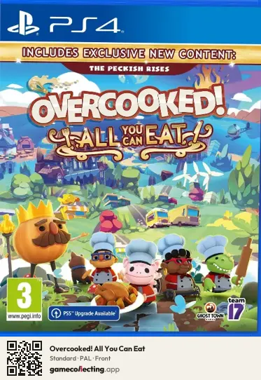 Overcooked! All You Can Eat PlayStation 4, PAL box front
