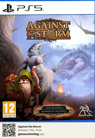 Against the Storm PlayStation 5, PAL box front