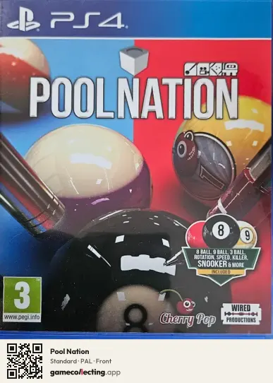 Pool Nation PlayStation 4, PAL box front