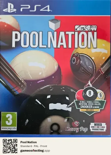 Pool Nation PlayStation 4, PAL box front