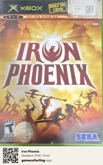 Iron Phoenix Xbox, NTSC box front