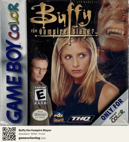 Buffy the Vampire Slayer Game Boy Color, NTSC box front