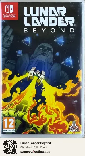Lunar Lander Beyond Nintendo Switch, PAL box front