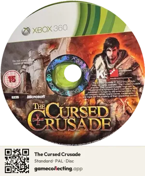 The Cursed Crusade Xbox 360, PAL disc