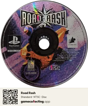 Road Rash PlayStation, NTSC disc