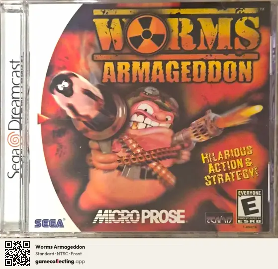 Worms Armageddon Sega Dreamcast, NTSC box front