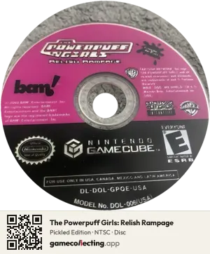 The Powerpuff Girls: Relish Rampage Nintendo GameCube, NTSC disc