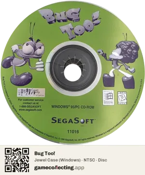 Bug Too! Computer, NTSC disc