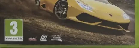 Forza Horizon 2, the PEGI square on its front
