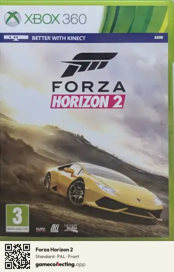 Forza Horizon 2 Xbox 360, PAL box front