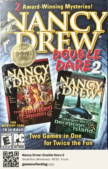 Nancy Drew: Double Dare 2 Computer, NTSC box front