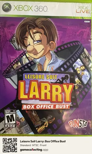 Leisure Suit Larry: Box Office Bust Xbox 360, NTSC box front