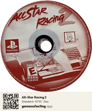All-Star Racing 2 PlayStation, NTSC disc