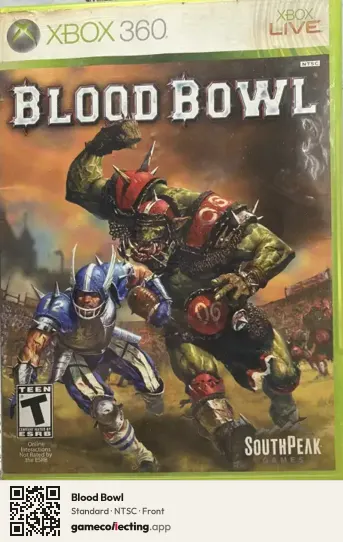 Blood Bowl Xbox 360, NTSC box front