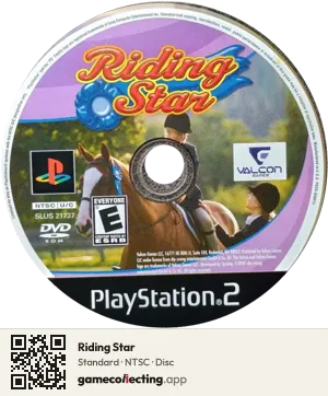 Riding Star PlayStation 2, NTSC disc