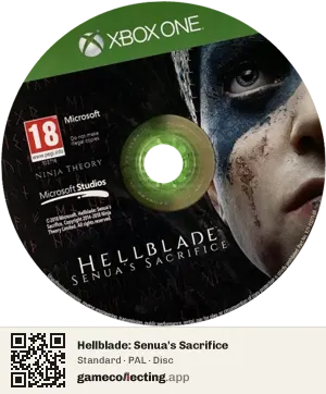 Hellblade: Senua's Sacrifice Xbox One, PAL disc