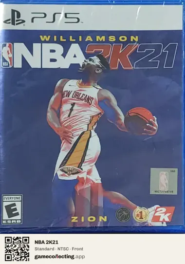 NBA 2K21 PlayStation 5, NTSC box front