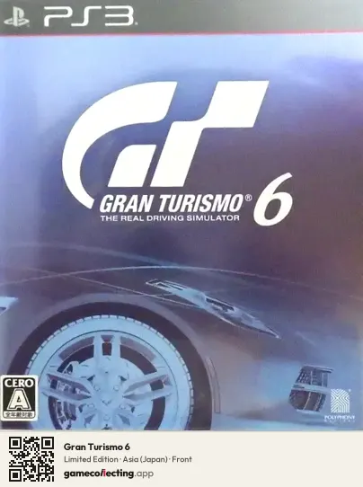 Gran Turismo 6 PlayStation 3, Asia box front