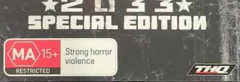Metro 2033, the Australian classification mark on its front