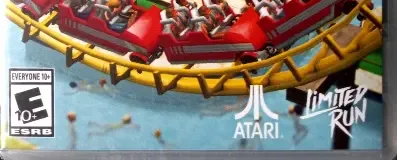 RollerCoaster Tycoon 3, the ESRB box on its front