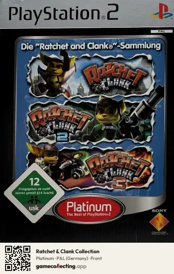 Ratchet & Clank Collection PlayStation 2, Germany box front