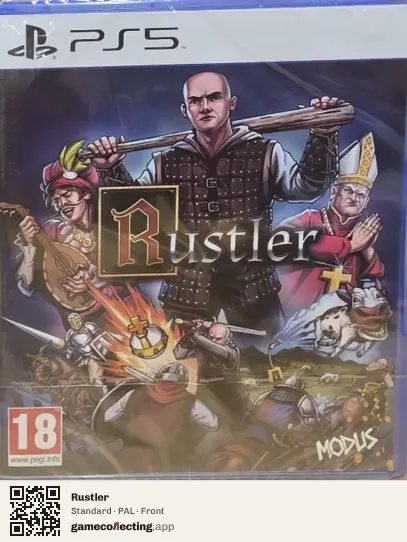 Rustler PlayStation 5, PAL box front