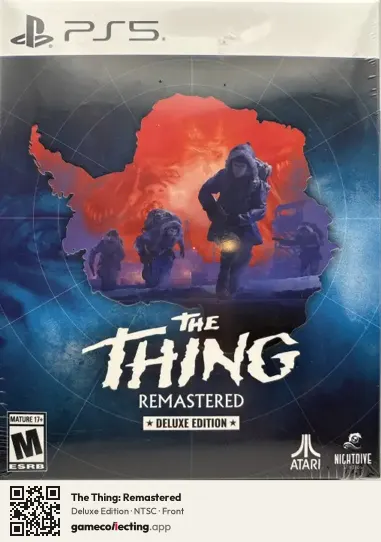 The Thing: Remastered PlayStation 5, NTSC box front