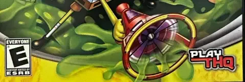 SpongeBob SquarePants featuring Nicktoons: Globs of Doom, the ESRB box on its front