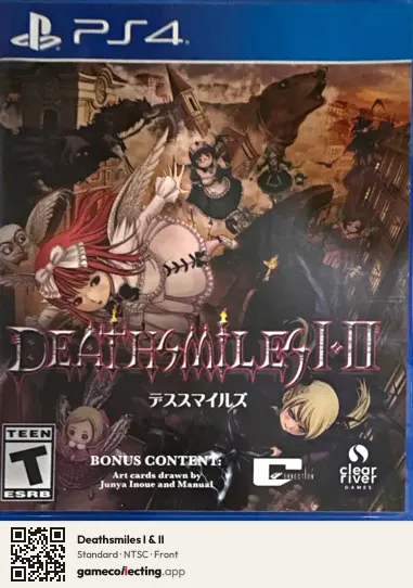 Deathsmiles I & II PlayStation 4, NTSC box front
