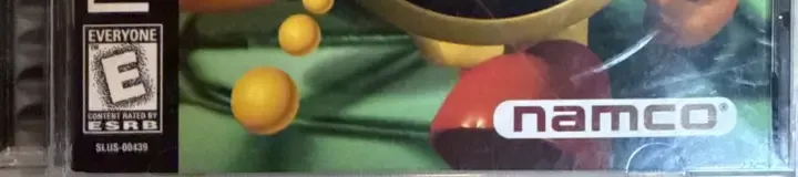 Pac-Man World, the ESRB box on its front