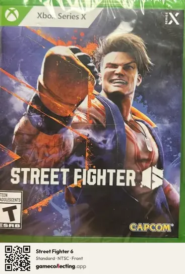 Street Fighter 6 Xbox Series X, NTSC box front