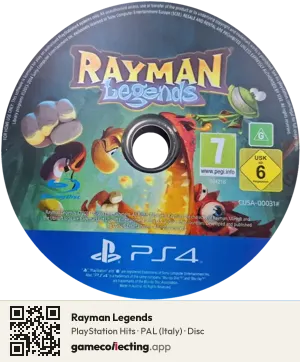 Rayman Legends PlayStation 4, PAL disc