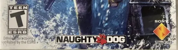 Uncharted 2: Among Thieves, the ESRB box on its front