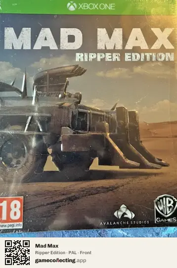 Mad Max Xbox One, PAL box front