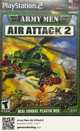 Army Men: Air Attack 2 PlayStation 2, NTSC box front