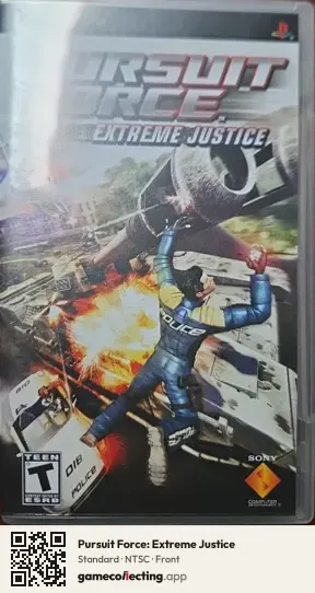 Pursuit Force: Extreme Justice PlayStation Portable, NTSC box front