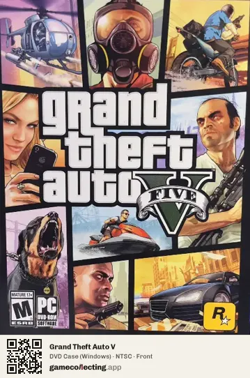 Grand Theft Auto V Computer, NTSC box front