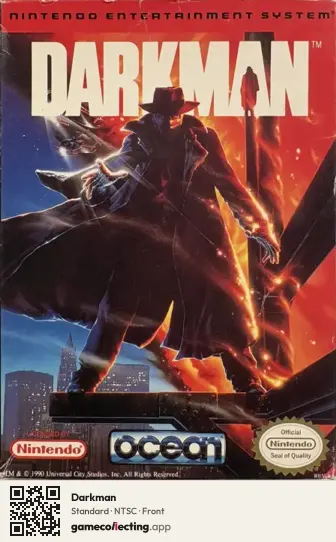 Darkman Nintendo Entertainment System, NTSC box front